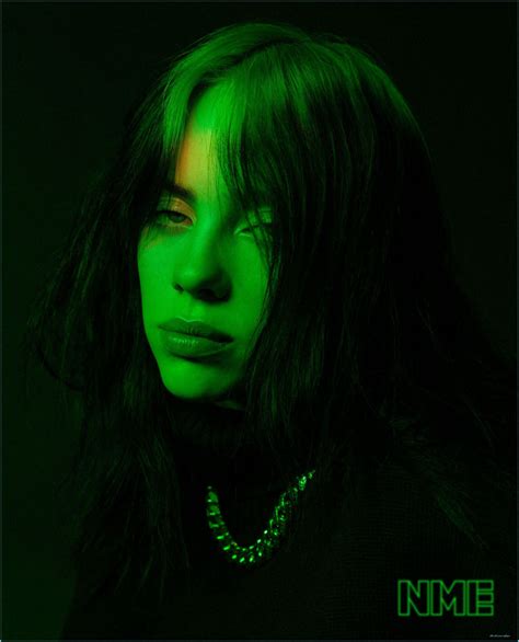 Billie Eilish Green Photo