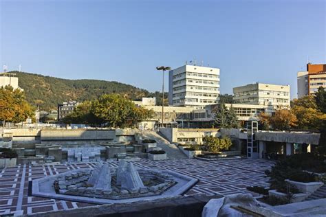 Center of Town of Blagoevgrad, Bulgaria Editorial Stock Image - Image ...