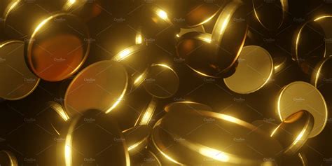 Gold coins falling background | Background Graphics ~ Creative Market