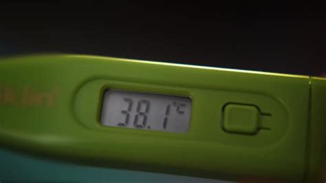 Thermometer Showing Fever Close Detail - Stock Video | Motion Array