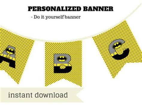 Batman Banner - Magical Printable