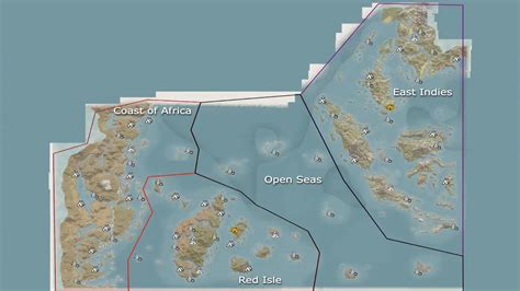 All Skull and Bones Map Points of Interest - Pro Game Guides