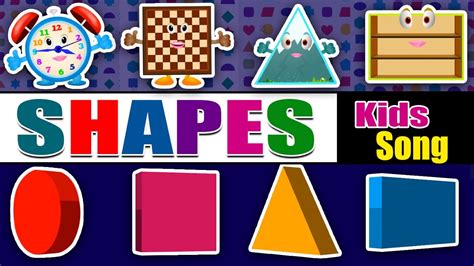 SHAPES songs | Learn Shapes | Video for Kindergarten and Preschoolers ...