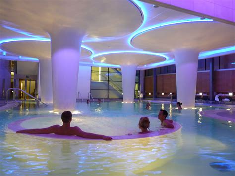 The Minerva Bath at night Hydrotherapy Pool, Spa Life, Thermal Spa ...