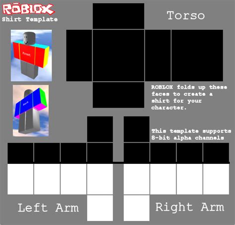 Roblox Tshirt Template by AverageLeaf on DeviantArt