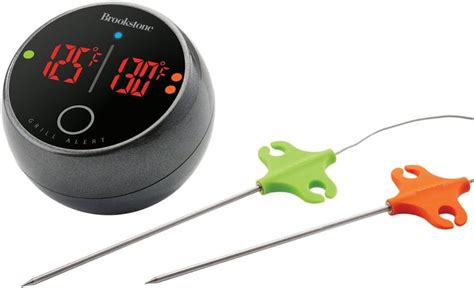 Amazon.com : Brookstone Grill Alert Bluetooth Connected Thermometer ...