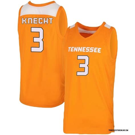 Dalton Knecht Replica Orange Youth Tennessee Volunteers Basketball ...