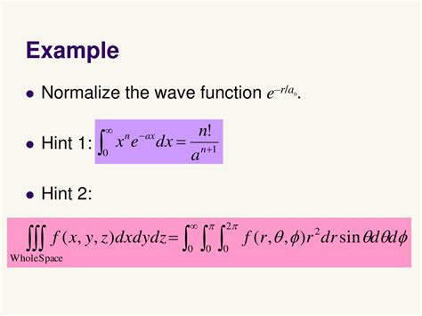 PPT - Lecture 5 The meaning of wave function PowerPoint Presentation ...