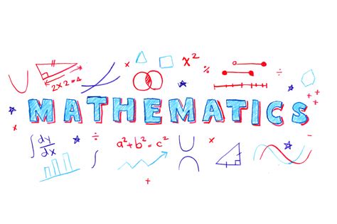 Mathematics word illustration 545209 Vector Art at Vecteezy