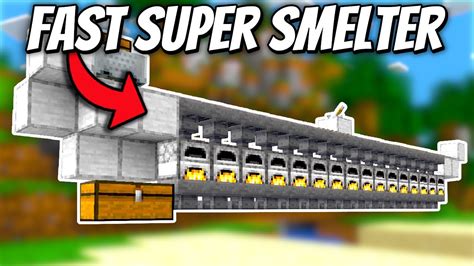 Easy Super Smelter - Minecraft 1.21+ Tutorial - YouTube