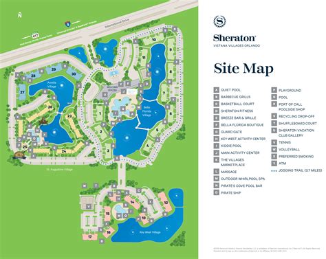 Sheraton Vistana Villages - Map