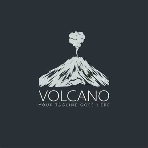 volcano logo vector 33047096 Vector Art at Vecteezy