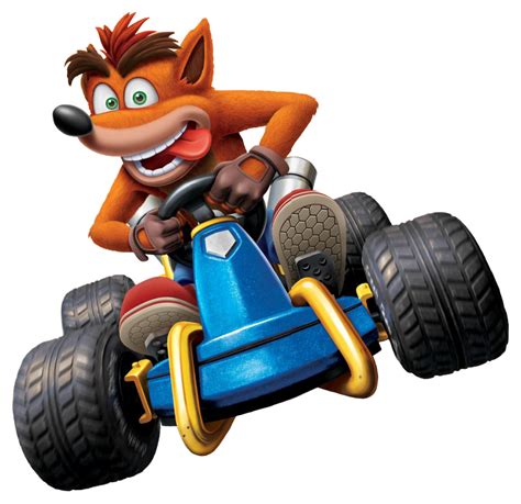 CTR Crash Team Racing NitroFueled Crash Front by PaperBandicoot on ...