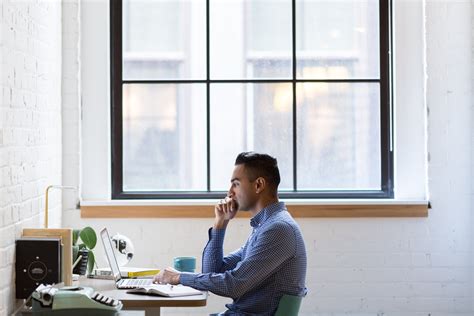 Man Working in Office Royalty-Free Stock Photo