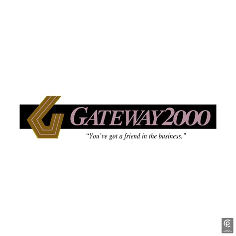 Gateway 2000 With Slogan Logo PNG Images (Transparent HD Photo Clipart)