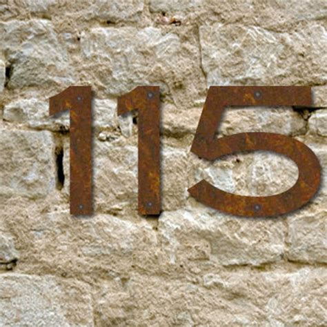 Rustic House Numbers - Etsy