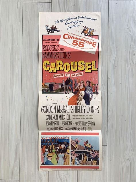 Carousel original 1956 vintage movie poster | EstateSales.org