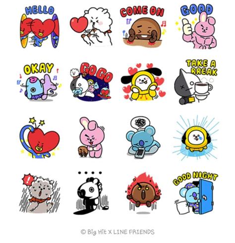 New Stickers from BT21 ═╝ | ARMY's Amino