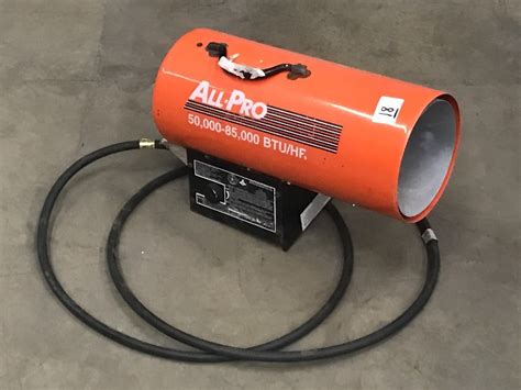 All-Pro 50-85,000BTU Propane Heater... | Loretto Equipment #369 | K-BID