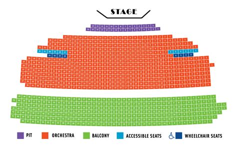 Seating Chart - Lancaster Performing Arts Center, Lancaster CA