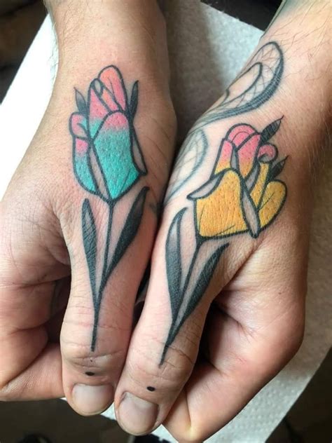 My thumb flowers by Paul Terry, Bold street tattoo, Warrington, UK : r ...