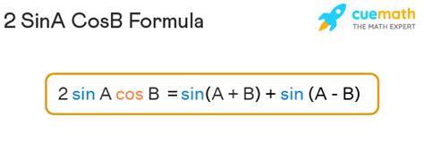 2sinAcosB - Formula, Proof, Examples, Application