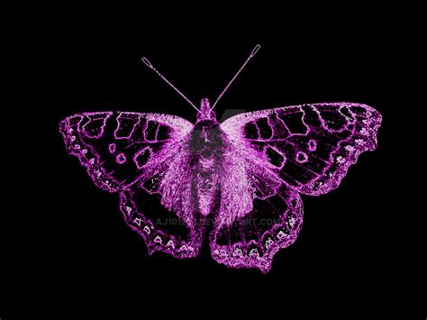 Butterfly neon purple by aj101202 on DeviantArt