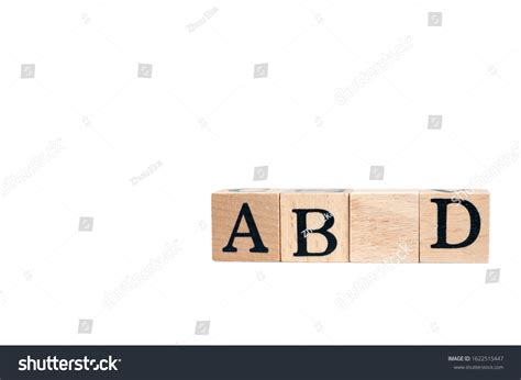 English Alphabet Cube Wooden Blocks Children Stock Photo 1622515447 ...