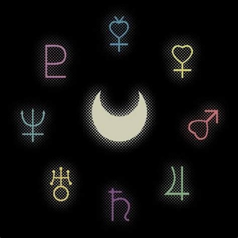 Sailor Scouts symbols. (Sailor Moon) | Sailor moon tattoo, Sailor moon ...