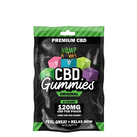 8-Count CBD Gummies Original | Hemp Bombs