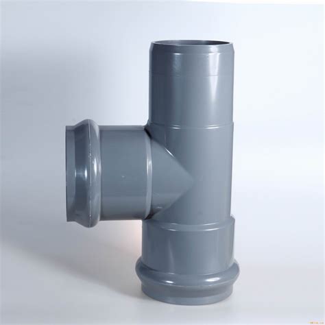 PVC-U pipe fittings with rubber ring joint