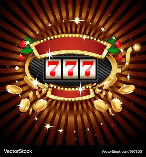 Slot machine Royalty Free Vector Image - VectorStock