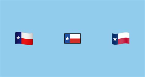 🏴󠁵󠁳󠁴󠁸󠁿 Flag for Texas (US-TX) on Emojipedia Sample Images 11.1