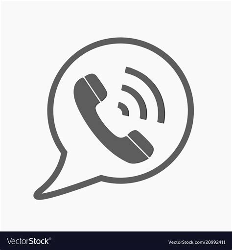 Phone icon contact call center support Royalty Free Vector