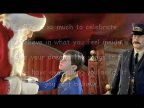 Believe From the Polar Express Lyrics - YouTube