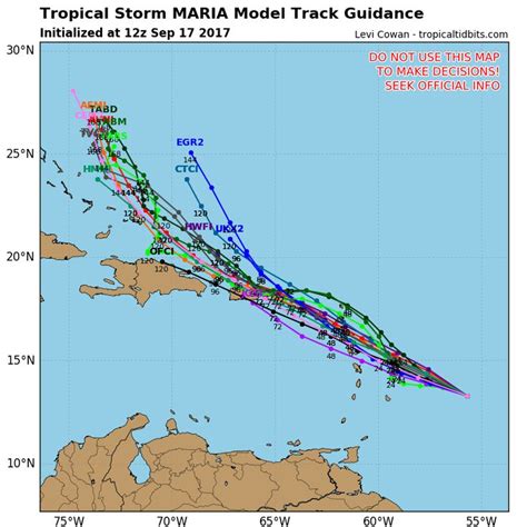 EURO Model Tropical Atlantic Forecasts « Track The Tropics - Spaghetti ...