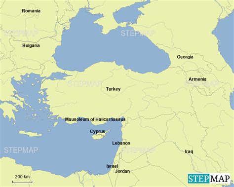 Mausoleum Of Halicarnassus Map