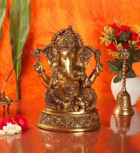 Buy Ashtavinayaka Ganesha Brass Religious Idol at 32% OFF by BudhShiv ...