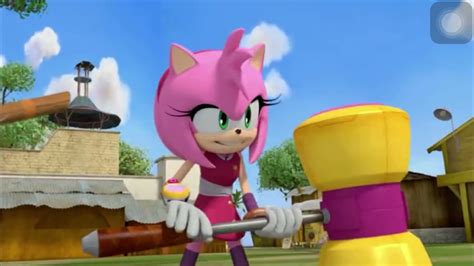 Amy Rose Sonic Boom Style