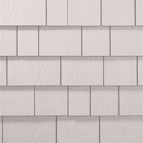 James Hardie 15.25-in x 48-in ColorPlus-HZ10 HardieShingle Arctic White ...