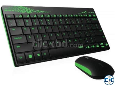 RAPPO 8000 Wireless Keyboard Mouse | ClickBD