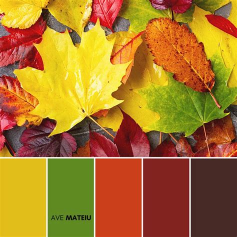 20 Fall/Autumn Color Palettes with Pantone and Hex Codes + Free Colors ...