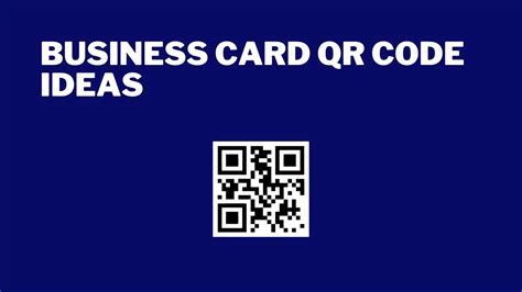 7 Business Card QR Code Ideas | Templates and Designs