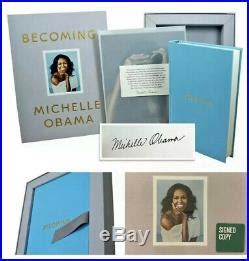 MICHELLE OBAMA SIGNED BECOMING DELUXE EDITION Book Autographed Withcoa ...