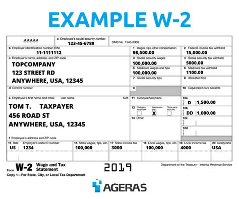 How To Fill Out a W-2 Form? | A Guide to the IRS Form W-2 | Ageras