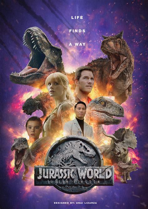 Jurassic world "Fallen Kingdom" poster created by Unai Lizarza ...