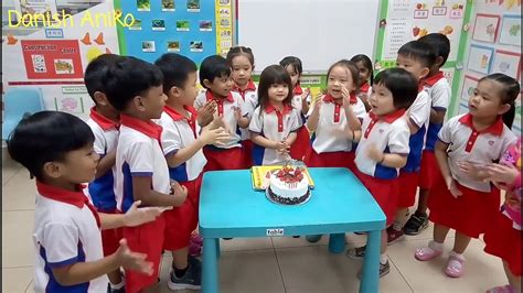 Happy Birthday Song In English and Chinese. Kids Singing Happy Birthday ...