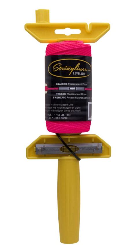 Stringliner 24162 Braided Line Pro Level Wiz Line Reel, Pink - Walmart.com