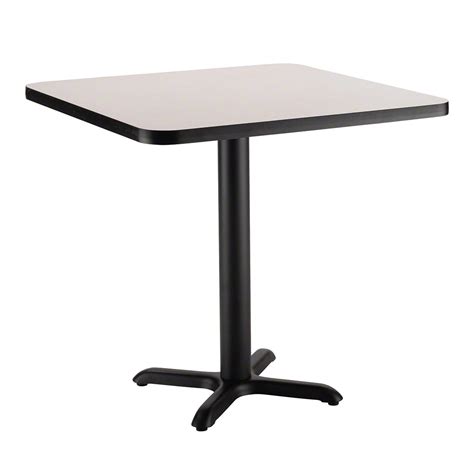 NPS® CT34242XD 42x42 Café Table w/X Base, HPL Top, 30"H | StageDrop