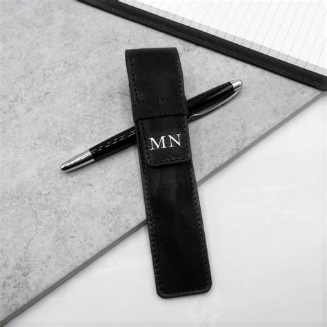 Personalised Refillable Leather Journal And Pen Holder By PARKER & CO.